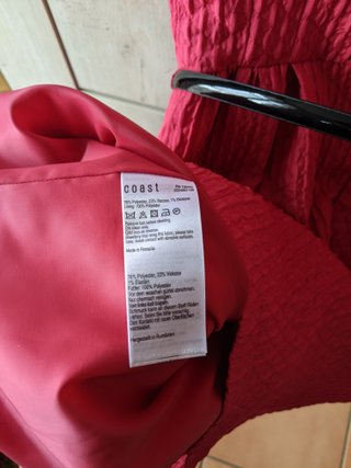 Abito Coast Fucsia Cerimonia EU 38 con cintura