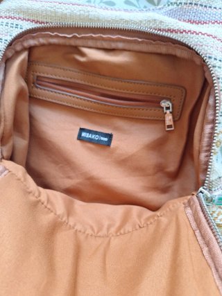 Bolso Misako beige multicolor