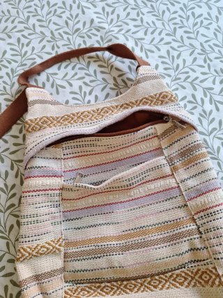 Bolso Misako beige multicolor
