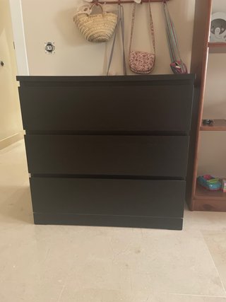 Cómoda Malm Ikea Negra