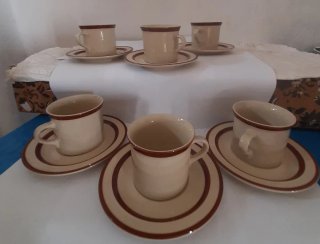 Juego de 6 tazas de desayuno