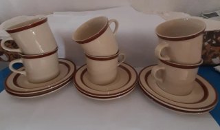 Juego de 6 tazas de desayuno