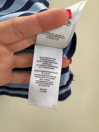 Maglia Polo Ralph Lauren a righe blu