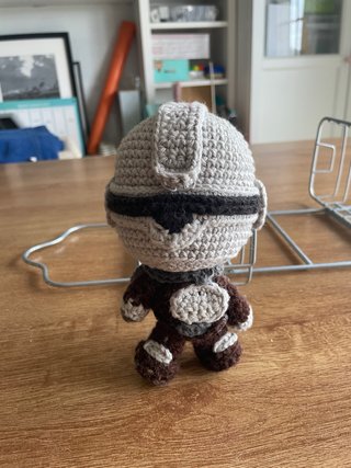 Muñeco Crochet Figura Estilo Soldado