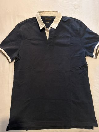 Polo Massimo Dutti Negro Talla M