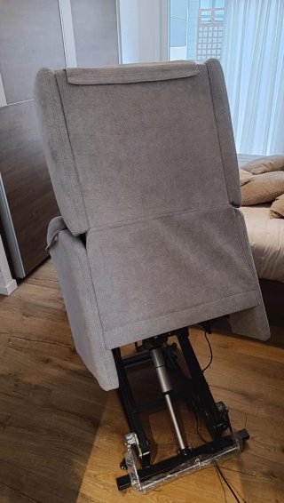 Sillón / sofa Eléctrico Reclinable Beige/Gris