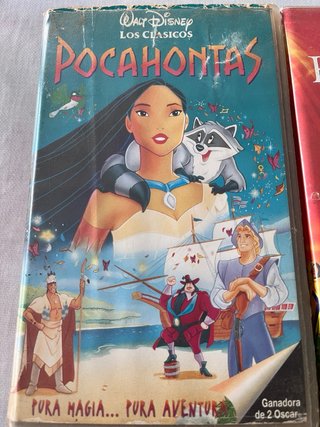 Lote 7 Películas VHS Clásicas Disney y Más