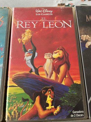Lote 7 Películas VHS Clásicas Disney y Más
