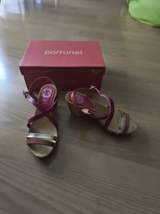 Sandalias Porronet Cuña Mujer
