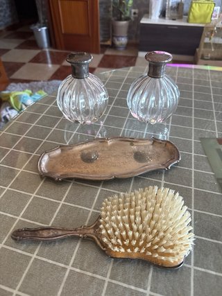 Juego de tocador antiguo