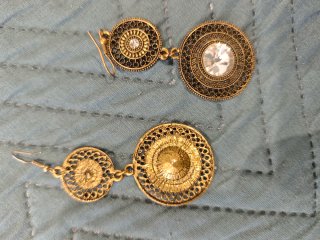 Lote 6 pares pendientes
