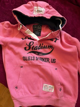 Sudadera con capucha rosa GU.613