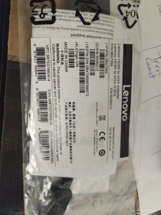 Adaptador Lenovo HDMI a VGA
