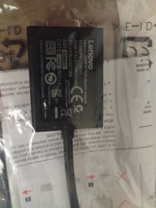 Adaptador Lenovo HDMI a VGA