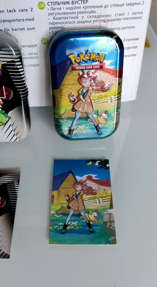 Pokémon - Tre tin (vuote) di latta e una moneta