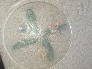Plato cristal tallado 32 cm
