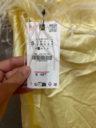 Vestito Amarillo Zara