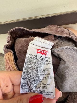 Levi's 501 Jeans Rosa/Marrone Taglia M