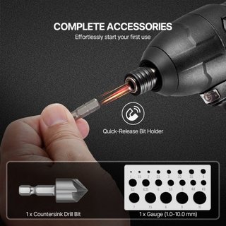 Drill Bit Set, 101 Pieces Drill and Driver Bit Set