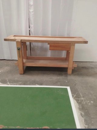 Banco de carpintería de madera