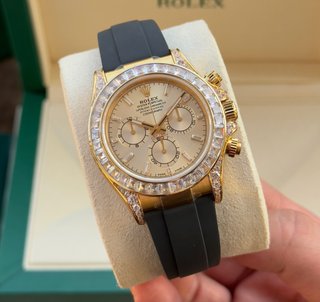 Orologio Rolex Daytona Gold Iced Out Baguette