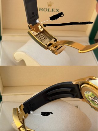 Orologio Rolex Daytona Gold Iced Out Baguette