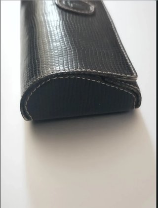 Custodia Occhiali Trussardi Pelle Nera