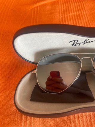 Gafas Ray-Ban Aviator Espejo Plata