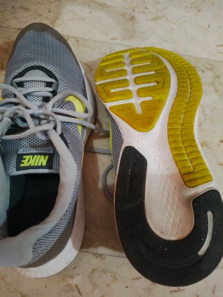 Scarpe da ginnastica  uomo grigie e gialle
