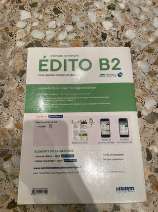 ¡¡COMO NUEVO!!Edito B2 Cahier d'activités