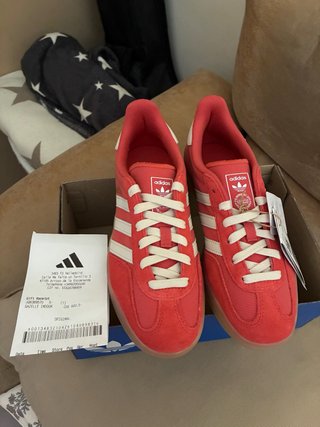 Zapatillas Adidas Gazelle Indoor Rojas T.38 2/3