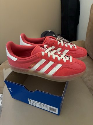 Zapatillas Adidas Gazelle Indoor Rojas T.38 2/3