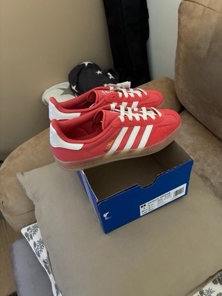 Zapatillas Adidas Gazelle Indoor Rojas T.38 2/3