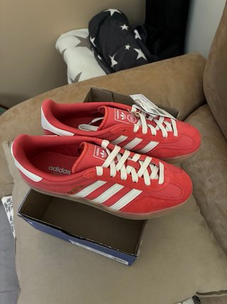 Zapatillas Adidas Gazelle Indoor Rojas T.38 2/3