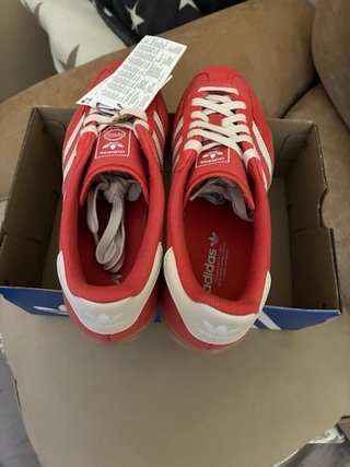 Zapatillas Adidas Gazelle Indoor Rojas T.38 2/3
