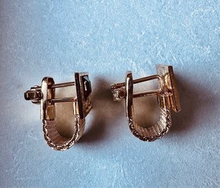 Gemelos Vintage Chapado Oro y Plata