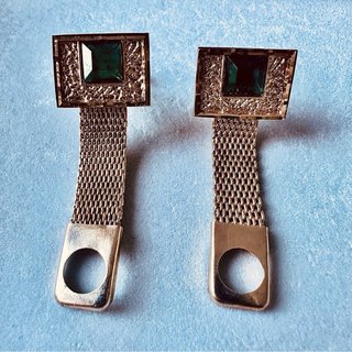 Gemelos Vintage Chapado Oro y Plata