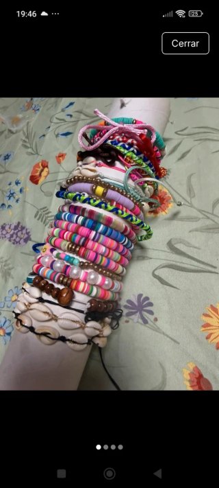 Lote de pulseras artesanales