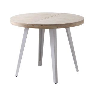 Mesa redonda extensible industrial ø100 cm