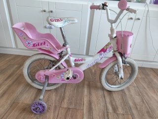 Bicicleta infantil niña rosa