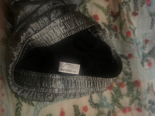 Pantalones plateados Zara