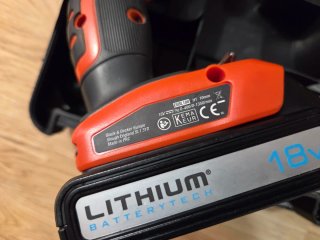 Taladro Black & Decker 18V Litio