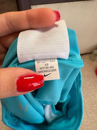 Gonna pantaloncino sportiva Nike blu/azzurro