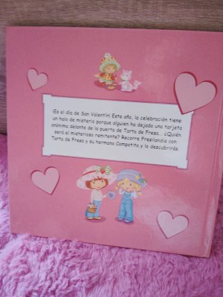 Libro cuento tarta de fresa y el día de san Valent