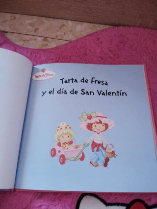 Libro cuento tarta de fresa y el día de san Valent
