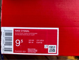 Botas Nike Cygnal Talla 43 Negro/Morado