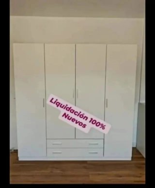 Armario Blanco 6 Puertas