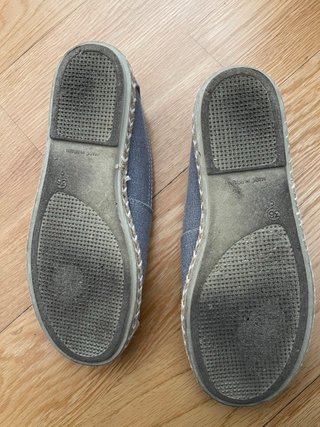 Zapatillas lona gris talla 36
