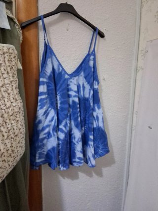Jersey Tie Dye Azul Talla Única
