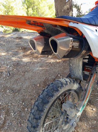 Pit Bike 140cc Naranja y Azul